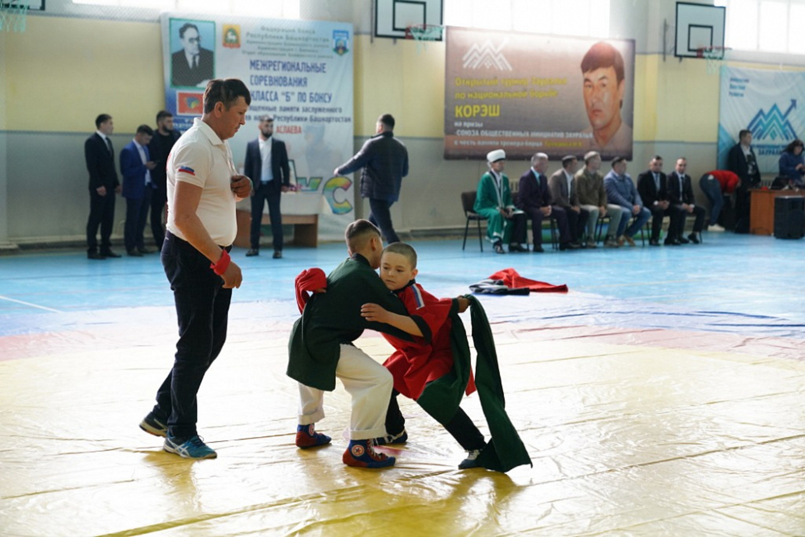 В Башкирии стартовал открытый турнир по национальной борьбе куреш