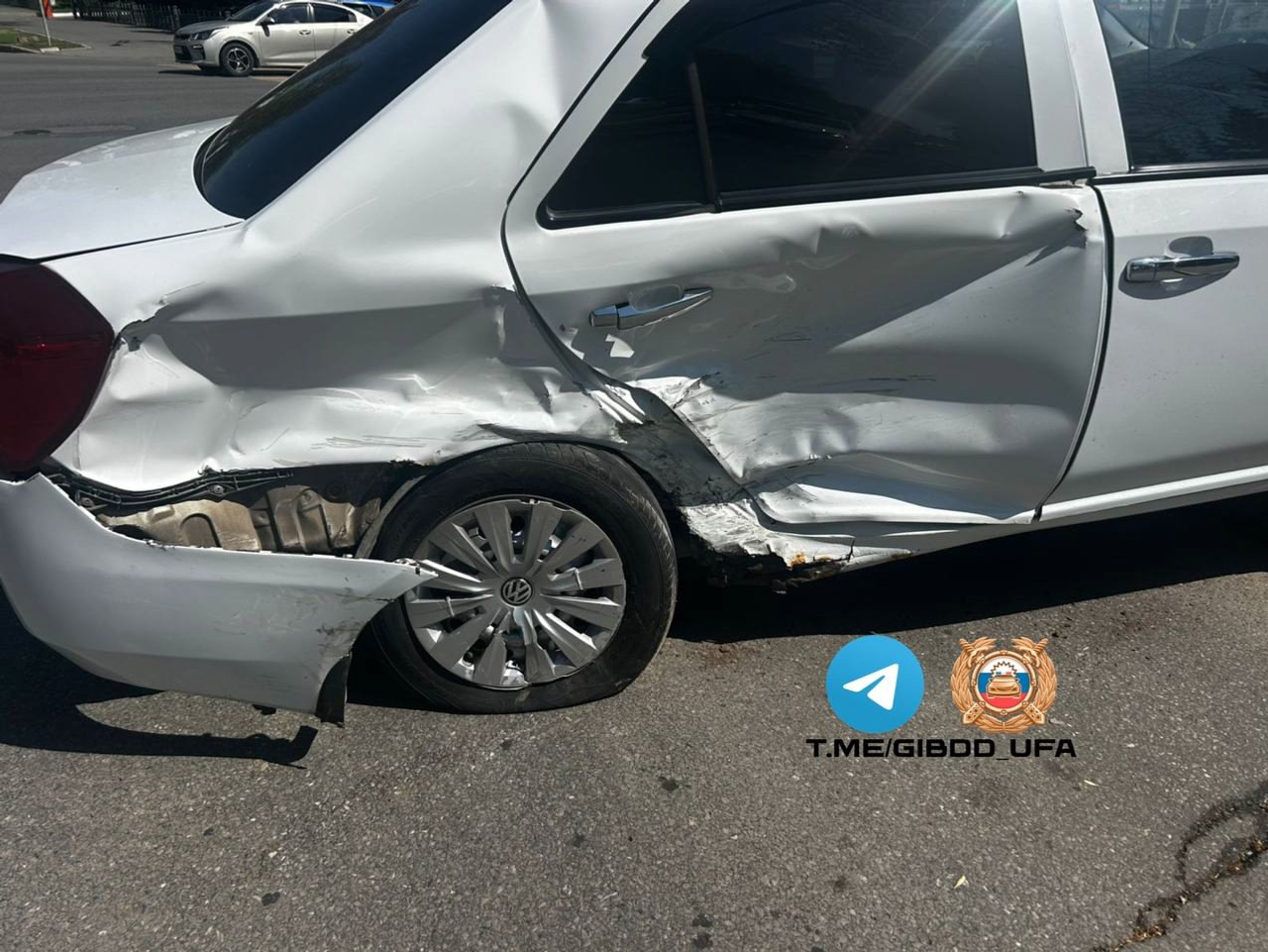 В Уфе в столкновении с «Ладой» пострадал водитель «Джили»