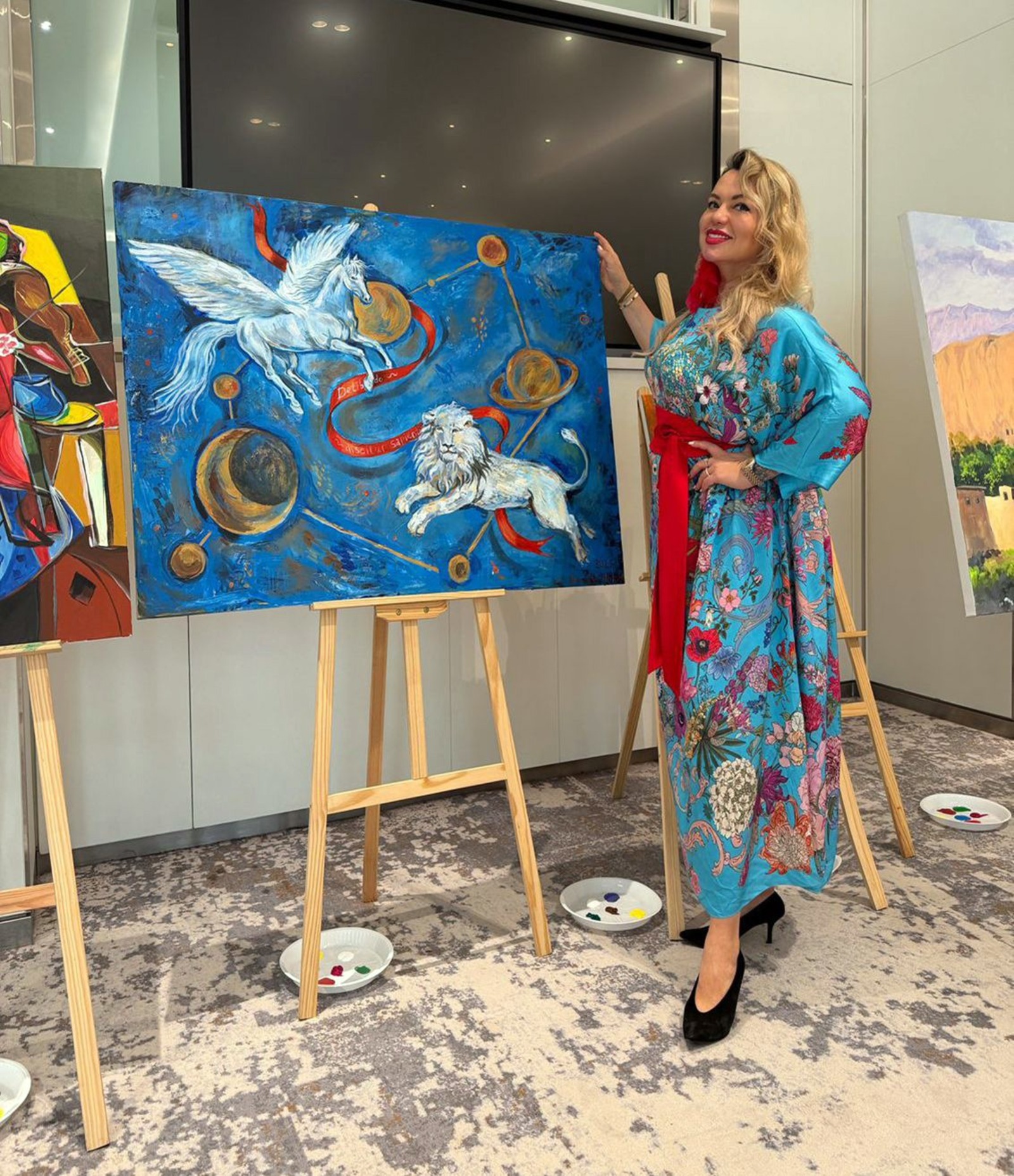 из личного архива Дианы АРСЛАНОВОЙ Художница смело берется за любой жанр.