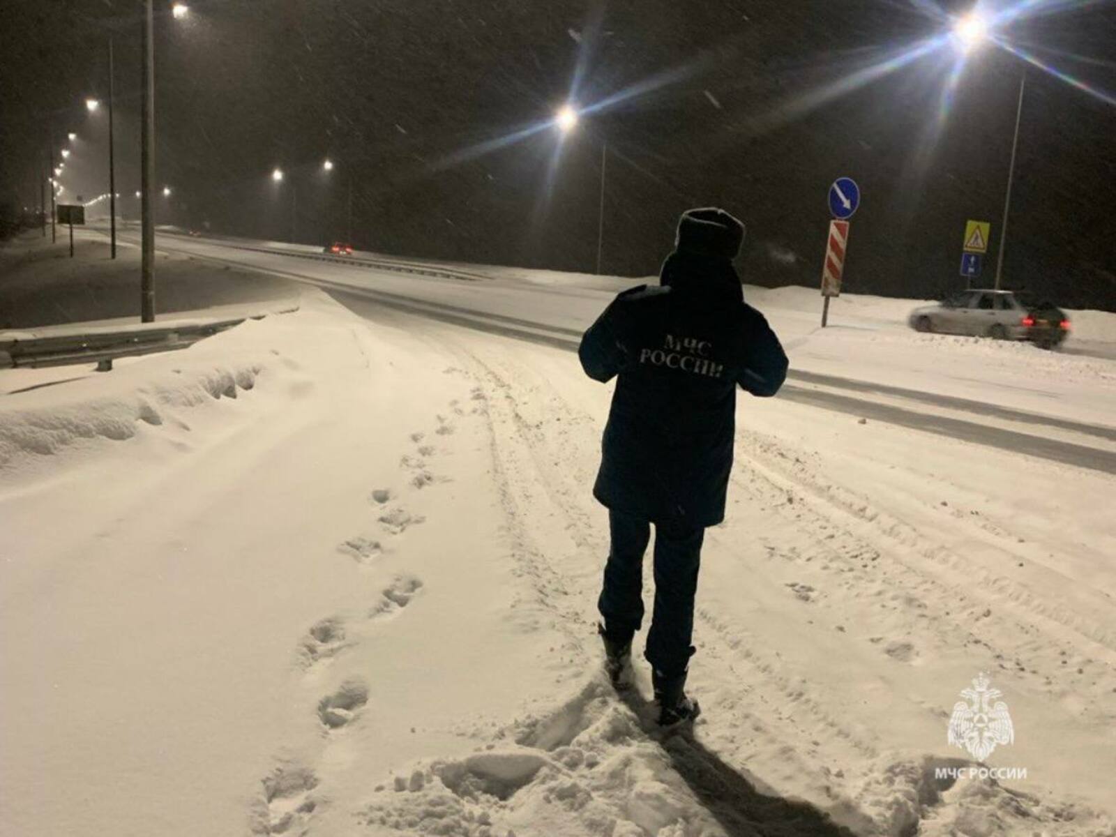 К огромной пробке в Архангельском районе Башкирии устремились экстренные службы