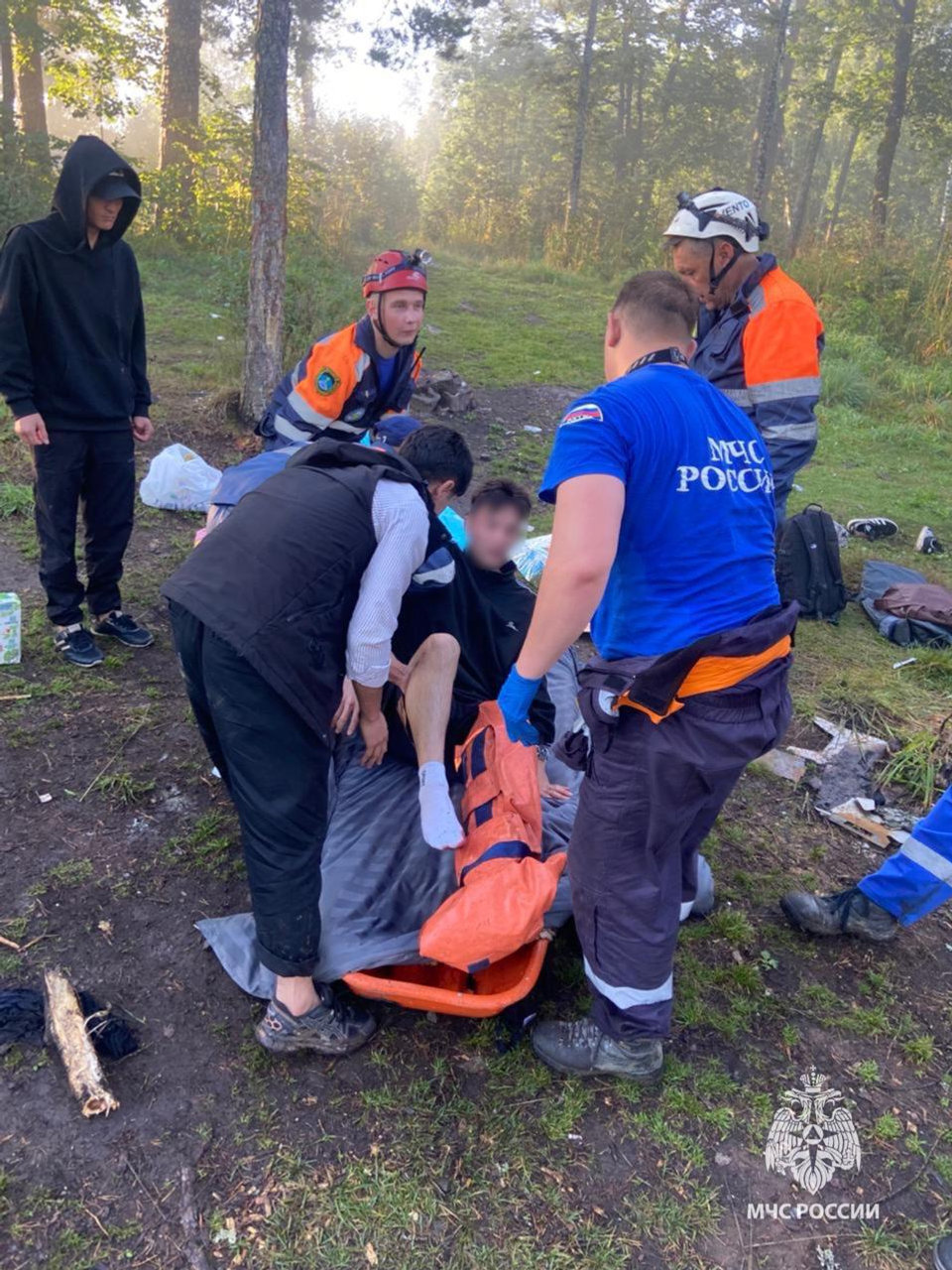 В Башкирии турист чуть не отрубил себе ногу