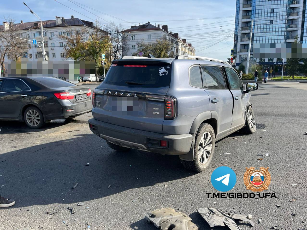 В Уфе после ДТП госпитализирован двухлетний ребёнок