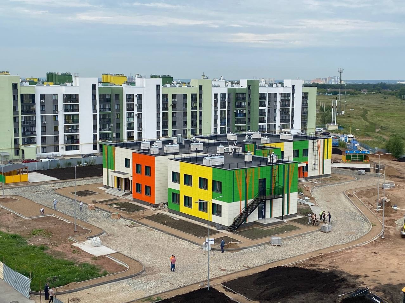 В Уфе завершается строительство детского сада в «Соснах»