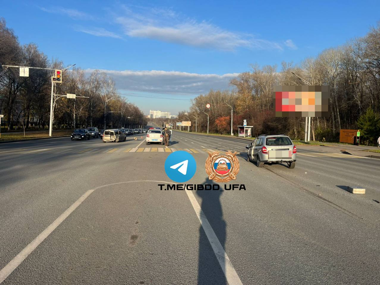 В Уфе после ДТП госпитализирован водитель «Ларгуса»