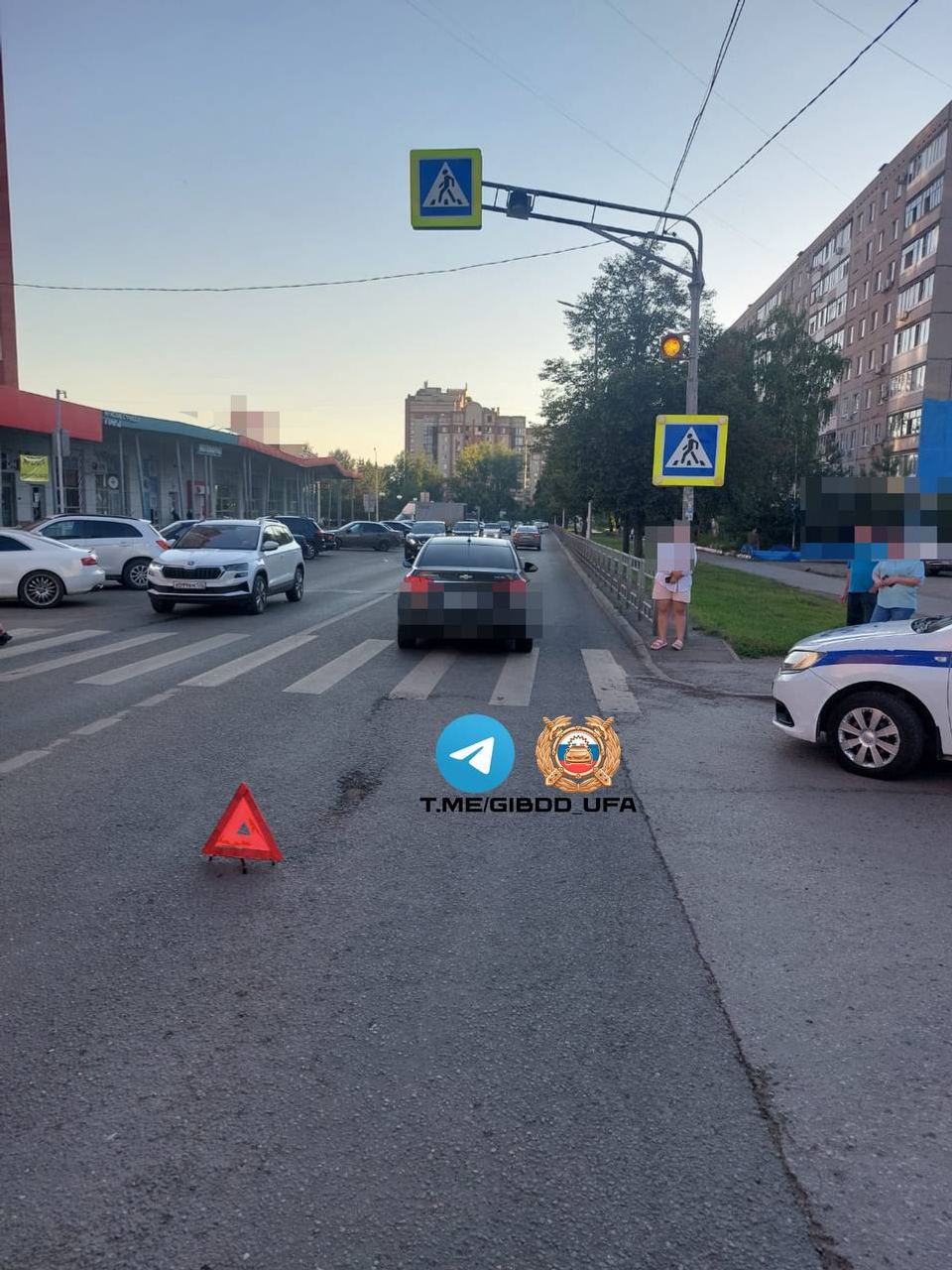 В Уфе водитель легковушки сбил женщину и её внука