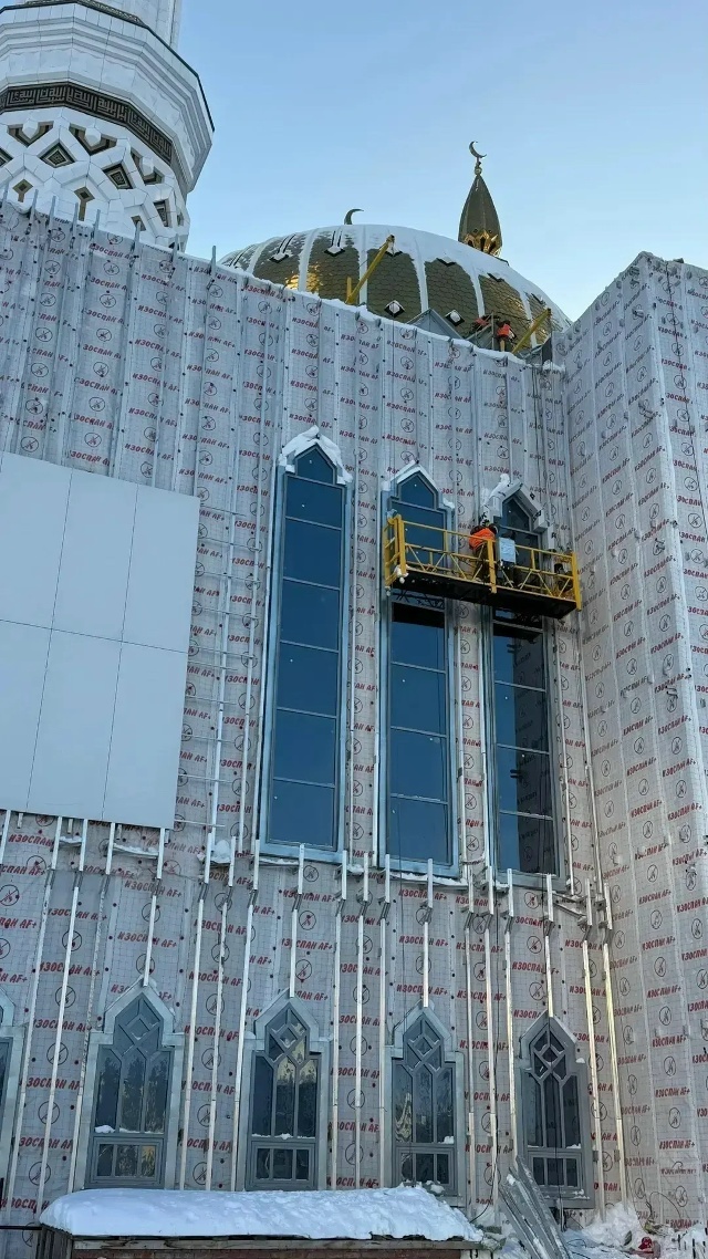 Радий Хабиров опубликовал фото строящейся мечети «Ар-Рахим»