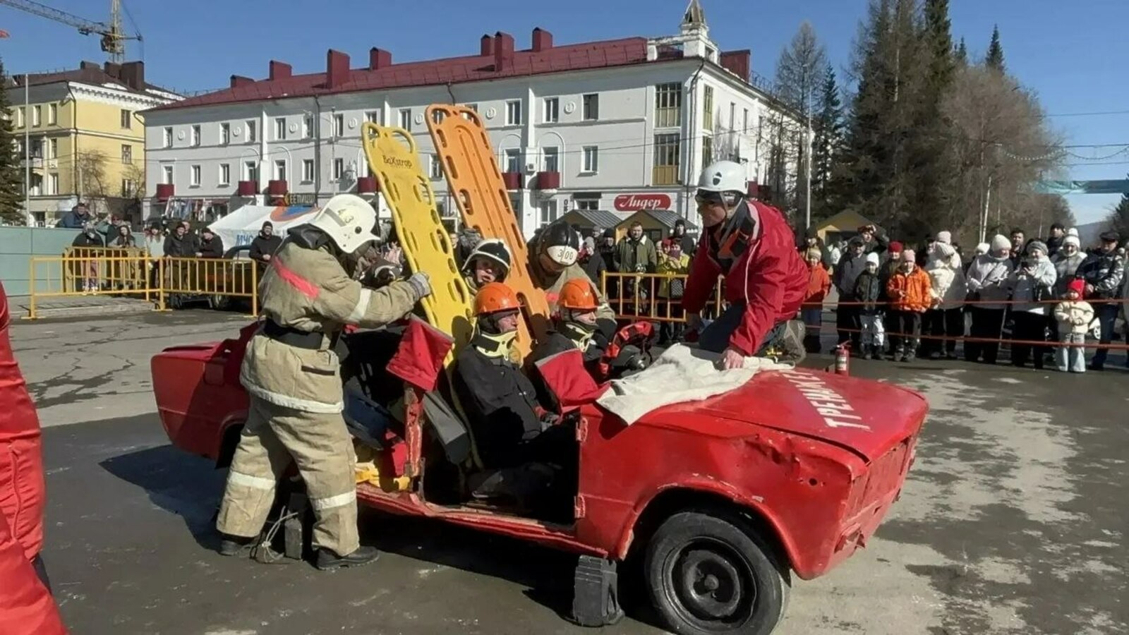 В Башкирии прошли соревнования по аварийно-спасательным работам
