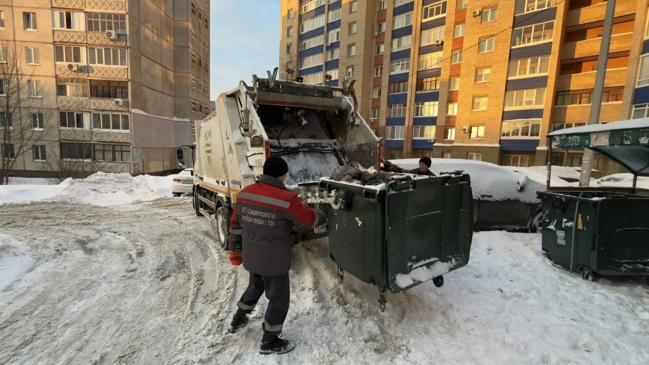 В Башкирии за движением каждого мусоровоза ежеминутно следит ГЛОНАСС