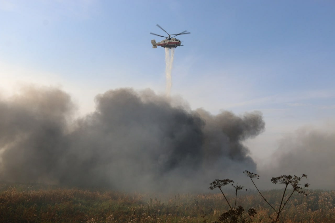 В Башкирии собираются усилить пожарных ещё одним вертолетом Ка-32