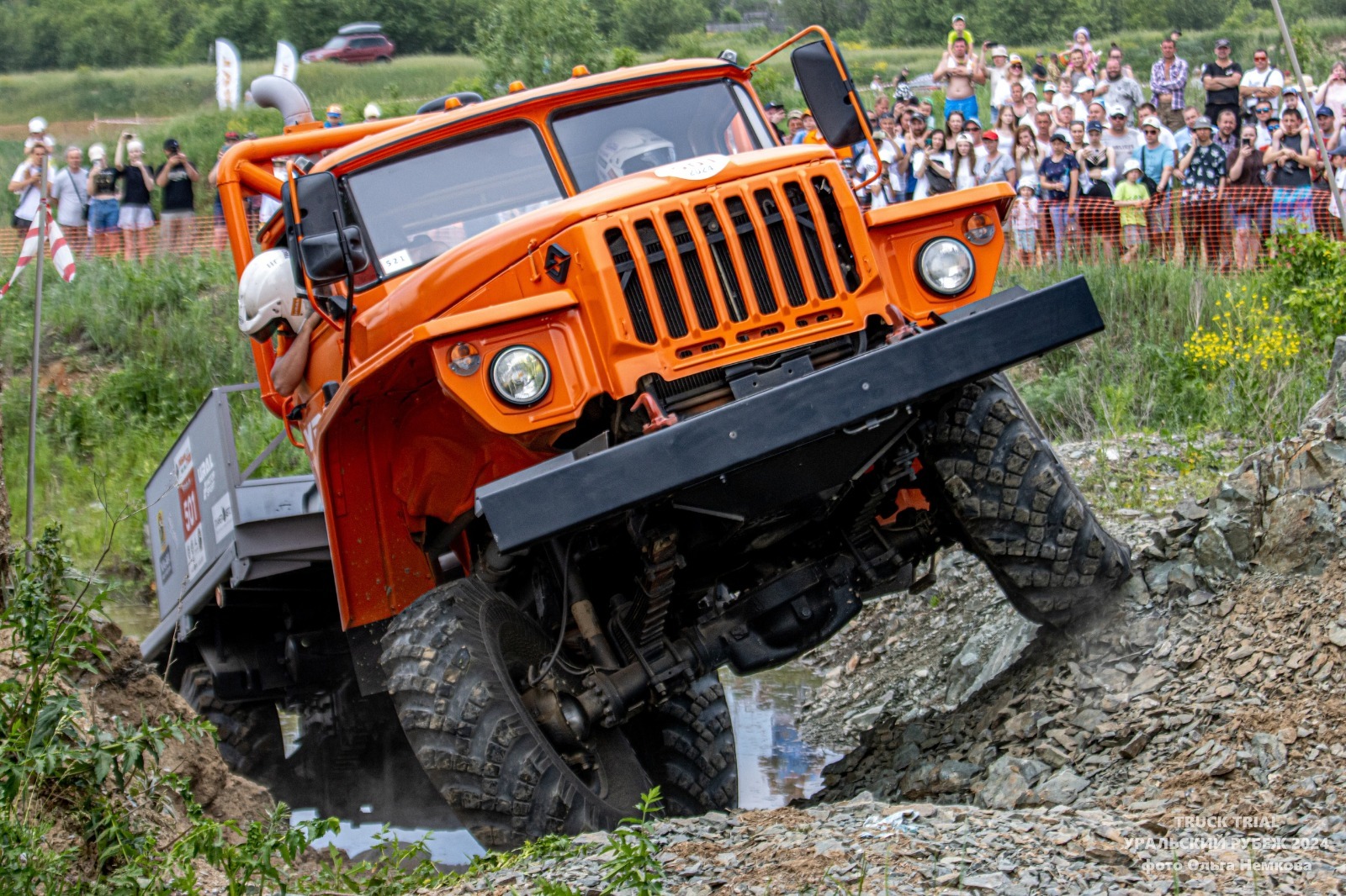 Ралли грузовиков «Уральский рубеж» прошло через Учалы