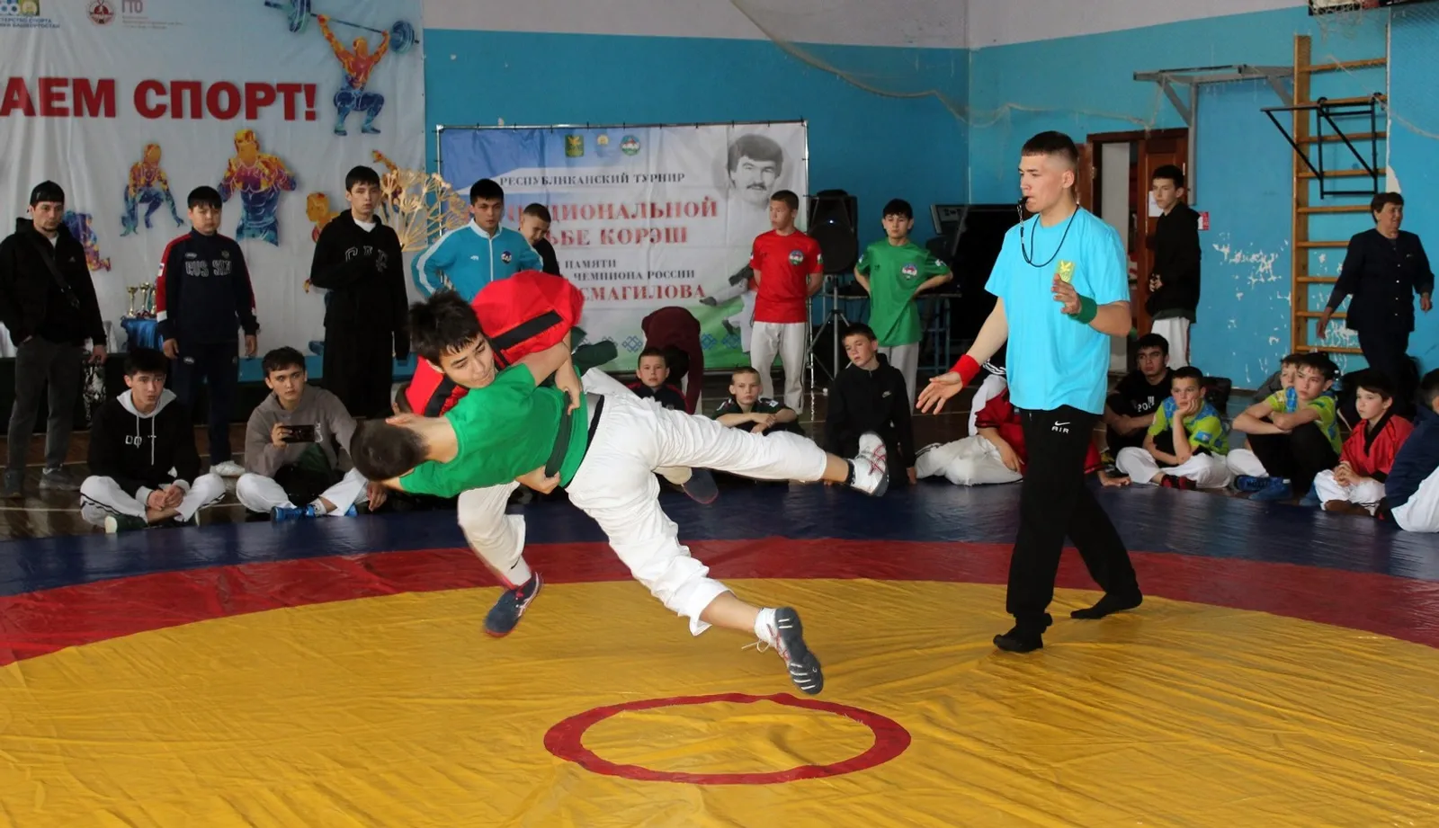 В Башкирии прошёл республиканский турнир по борьбе корэш
