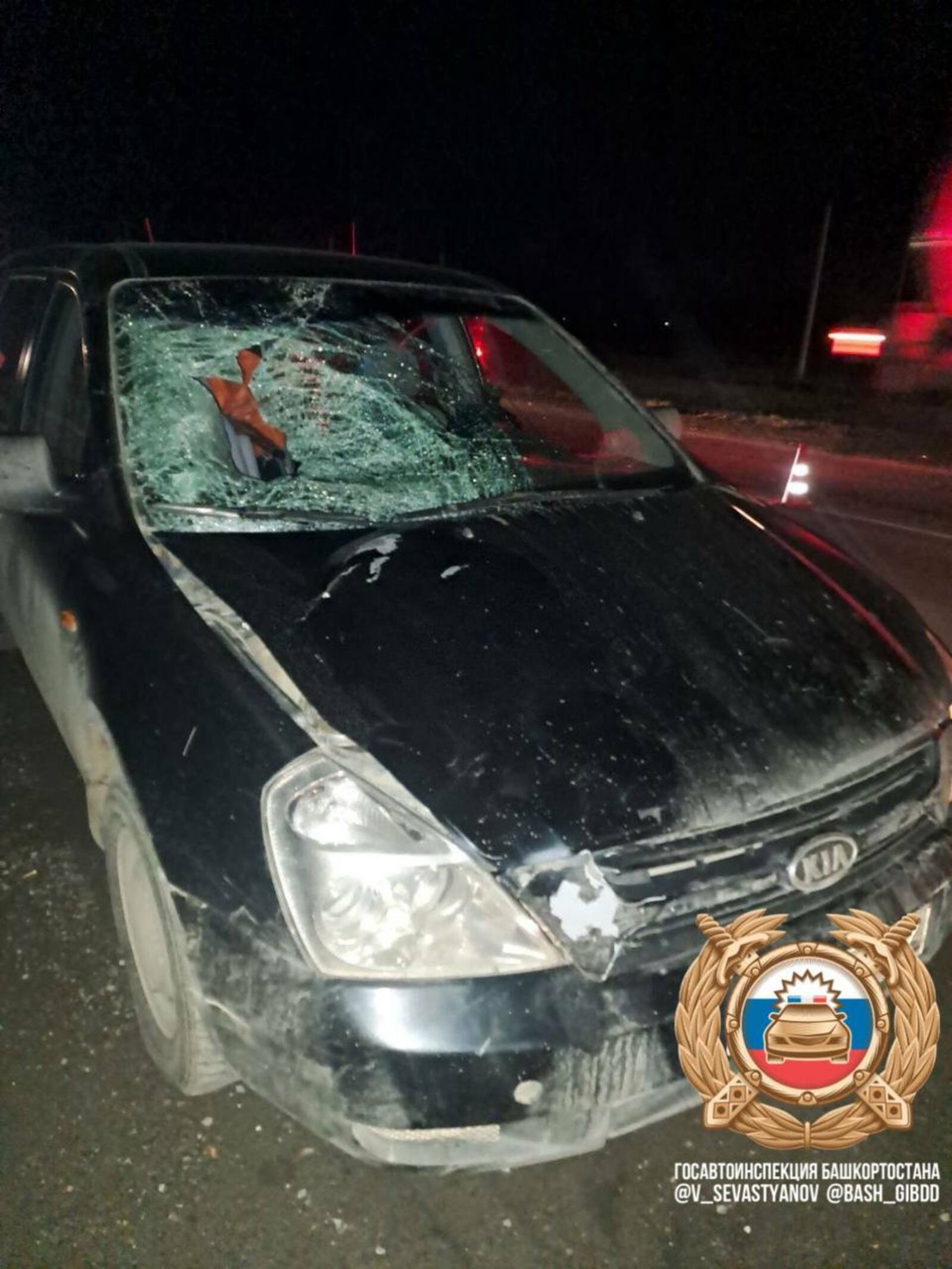 В Уфимском районе водитель легковушки задавил пешехода