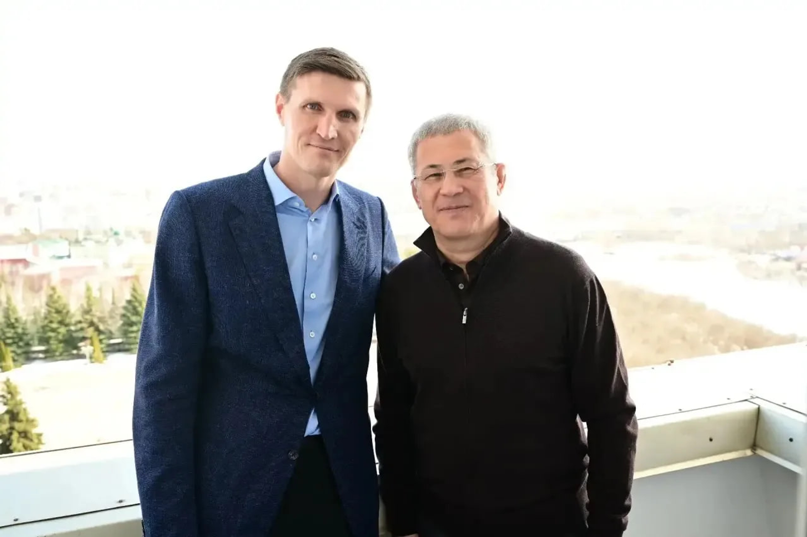 Глава Башкирии встретился с президентом Российской федерации баскетбола