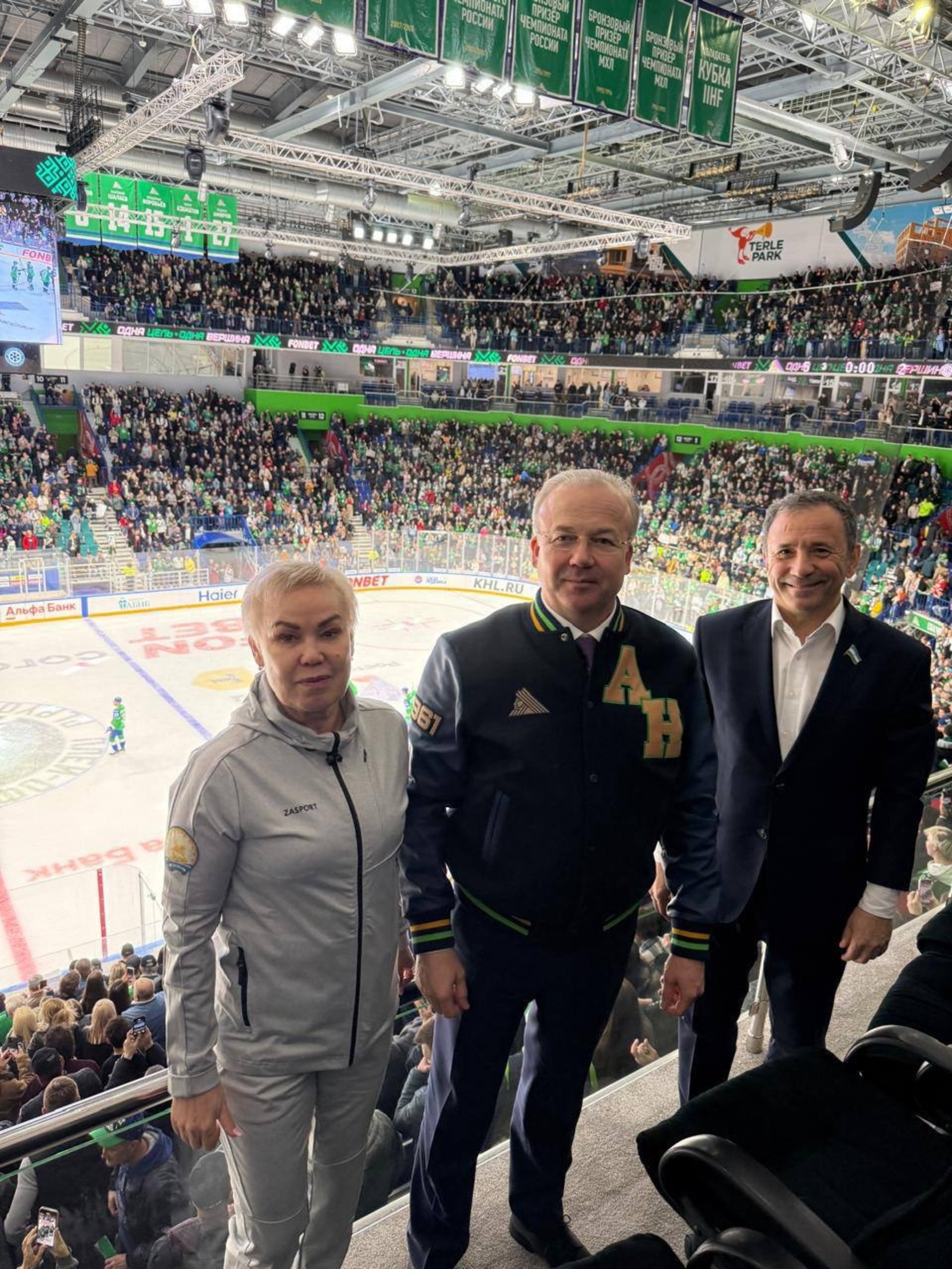 Андрей Назаров поздравил ХК «Салават Юлаев» с днём рождения