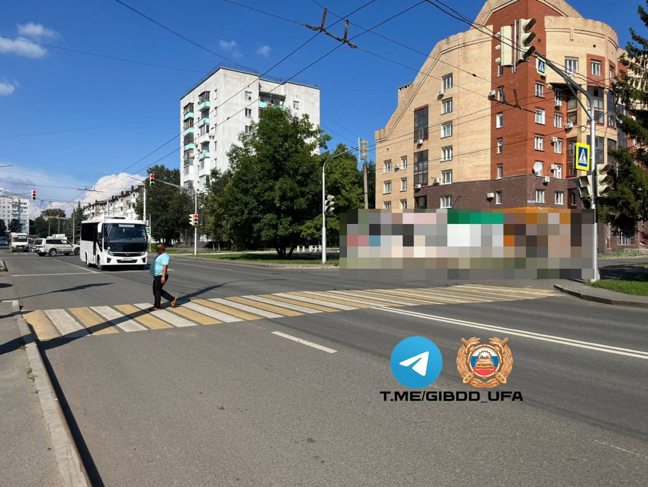 В Уфе водитель легковушки сбил пешехода