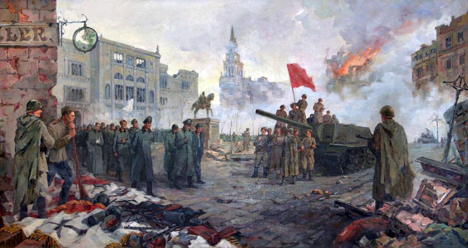 Владимир Митяевский. «Штурм Кенигсберга». 1955.