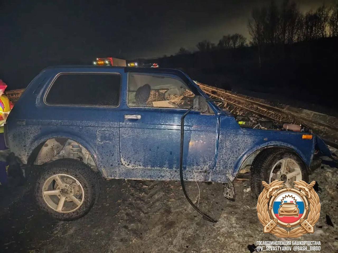 В Башкирии в столкновении со встречным «КамАЗом» погиб водитель «Нивы»