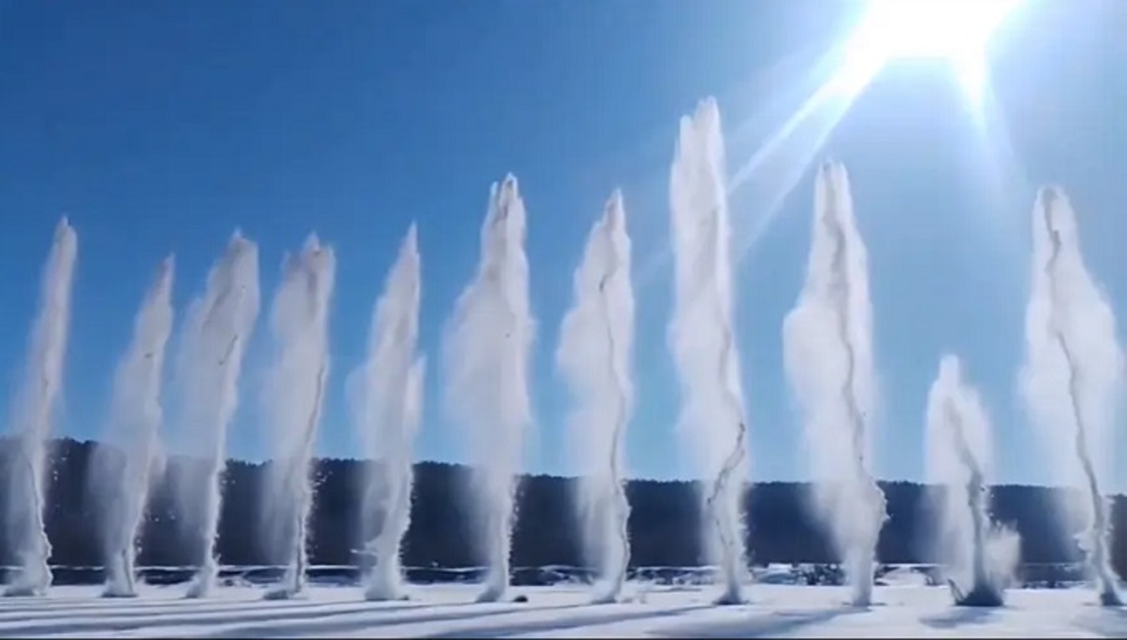 В Башкирии четыре дня взрывали лёд на реках северо-востока