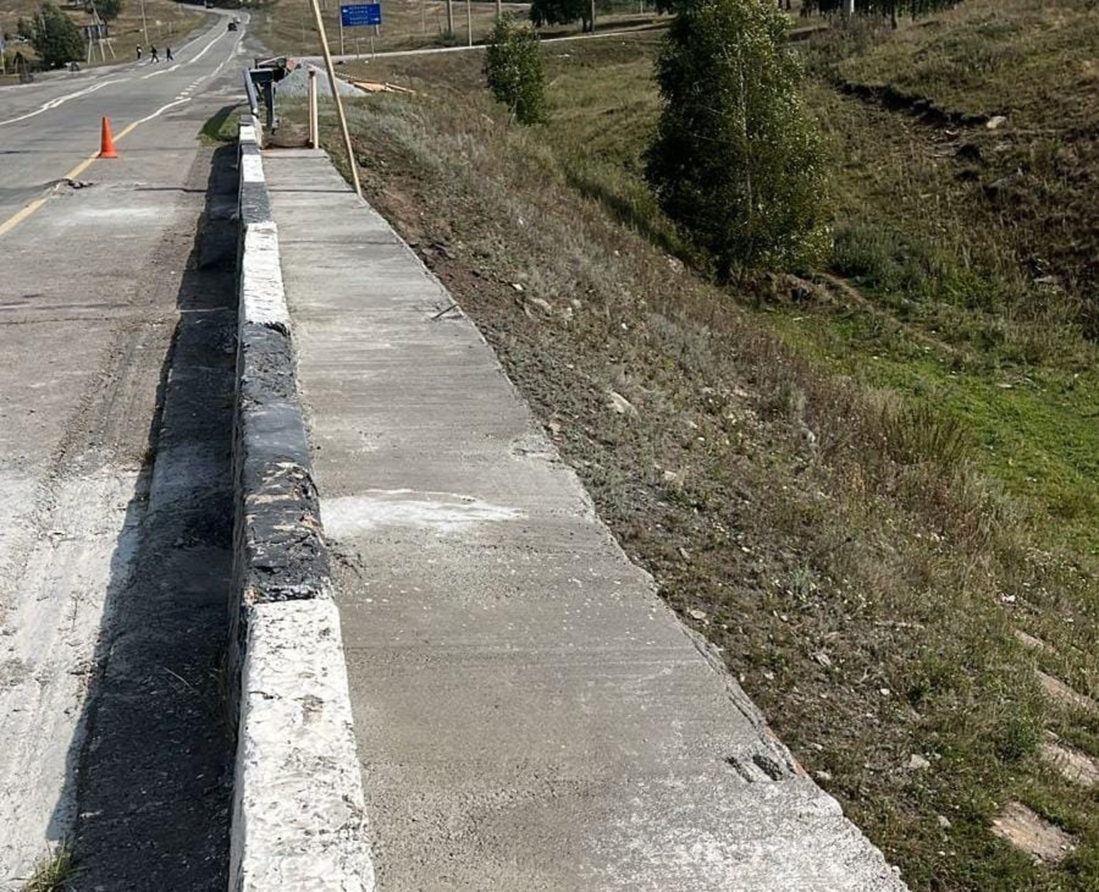 В Башкирии отремонтирую мост через реку Крепостной Зилаир