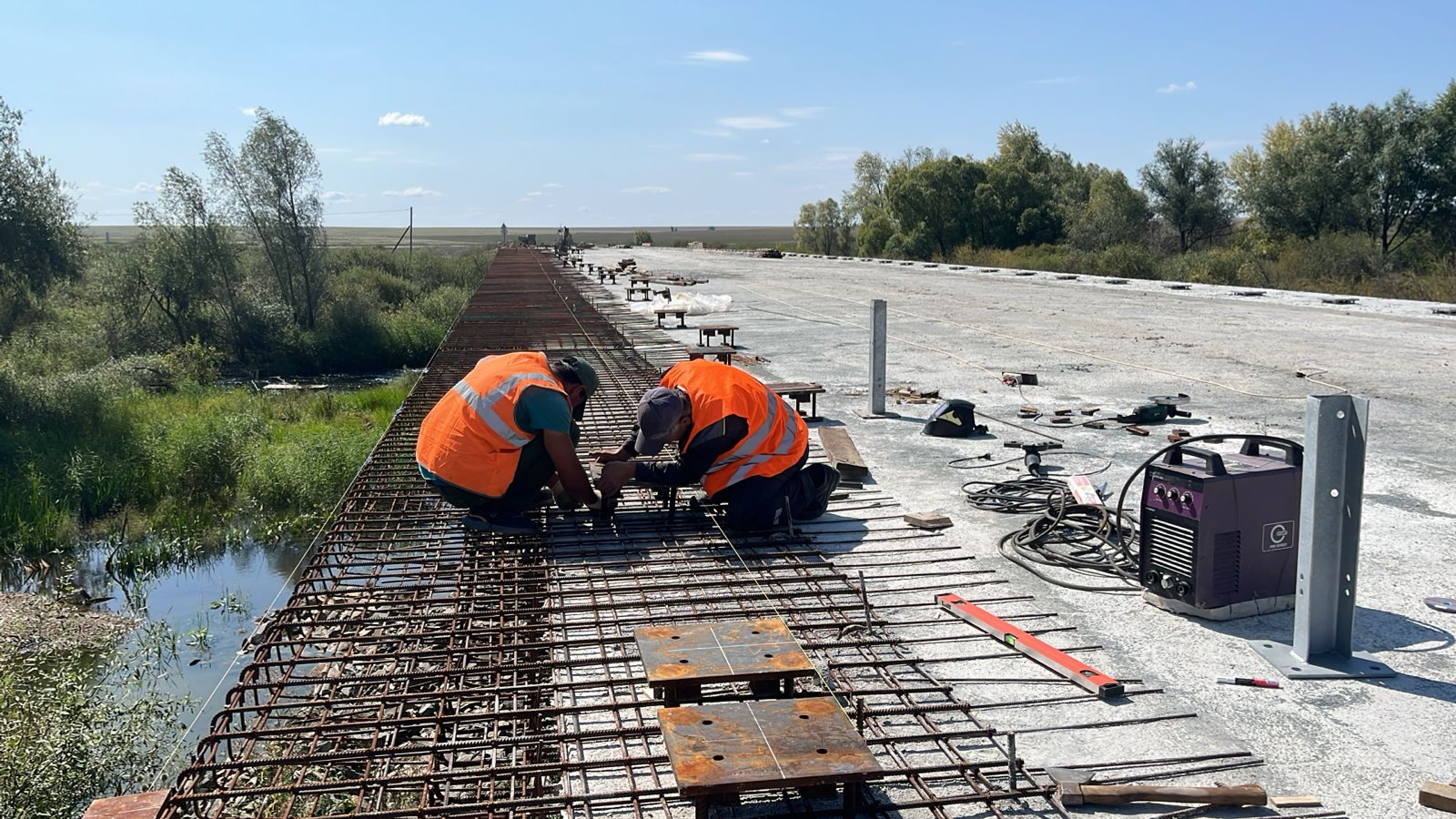 В Башкирии завершили важный этап ремонта моста через реку Таналык