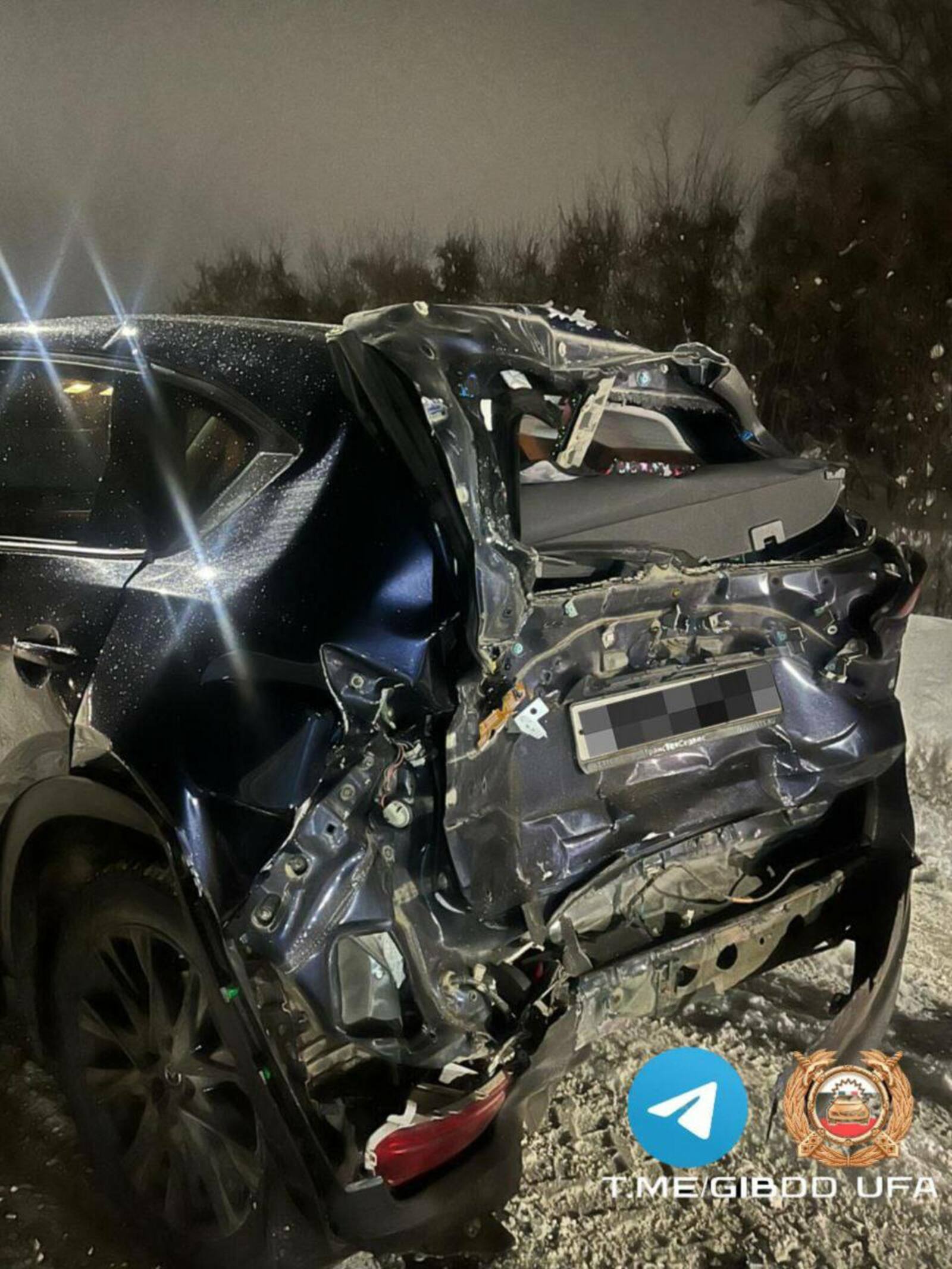 В Уфе в результате дорожной аварии пострадал несовершеннолетний пассажир