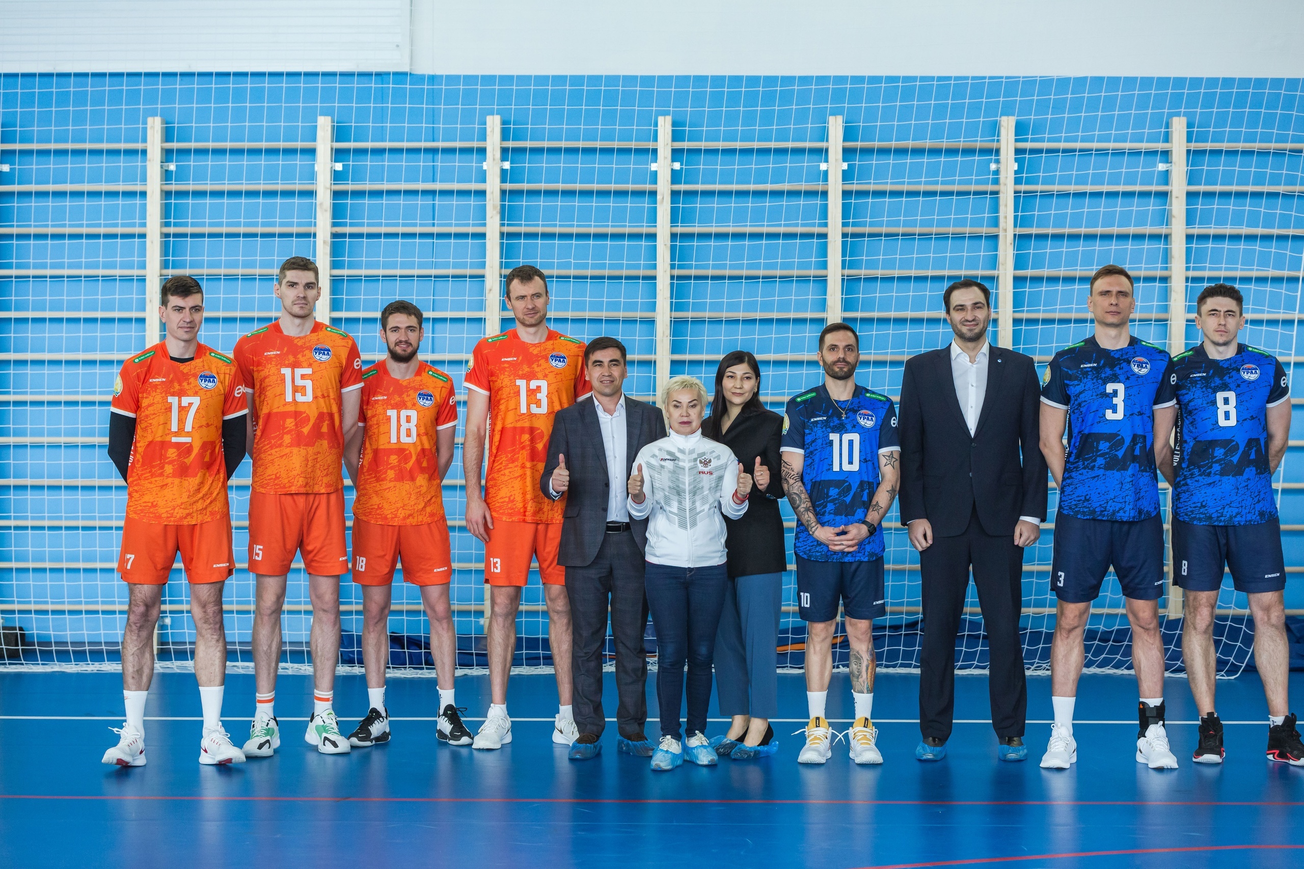 ВК «Урал» продолжил юбилейный волейбольный тур в Шаранском районе