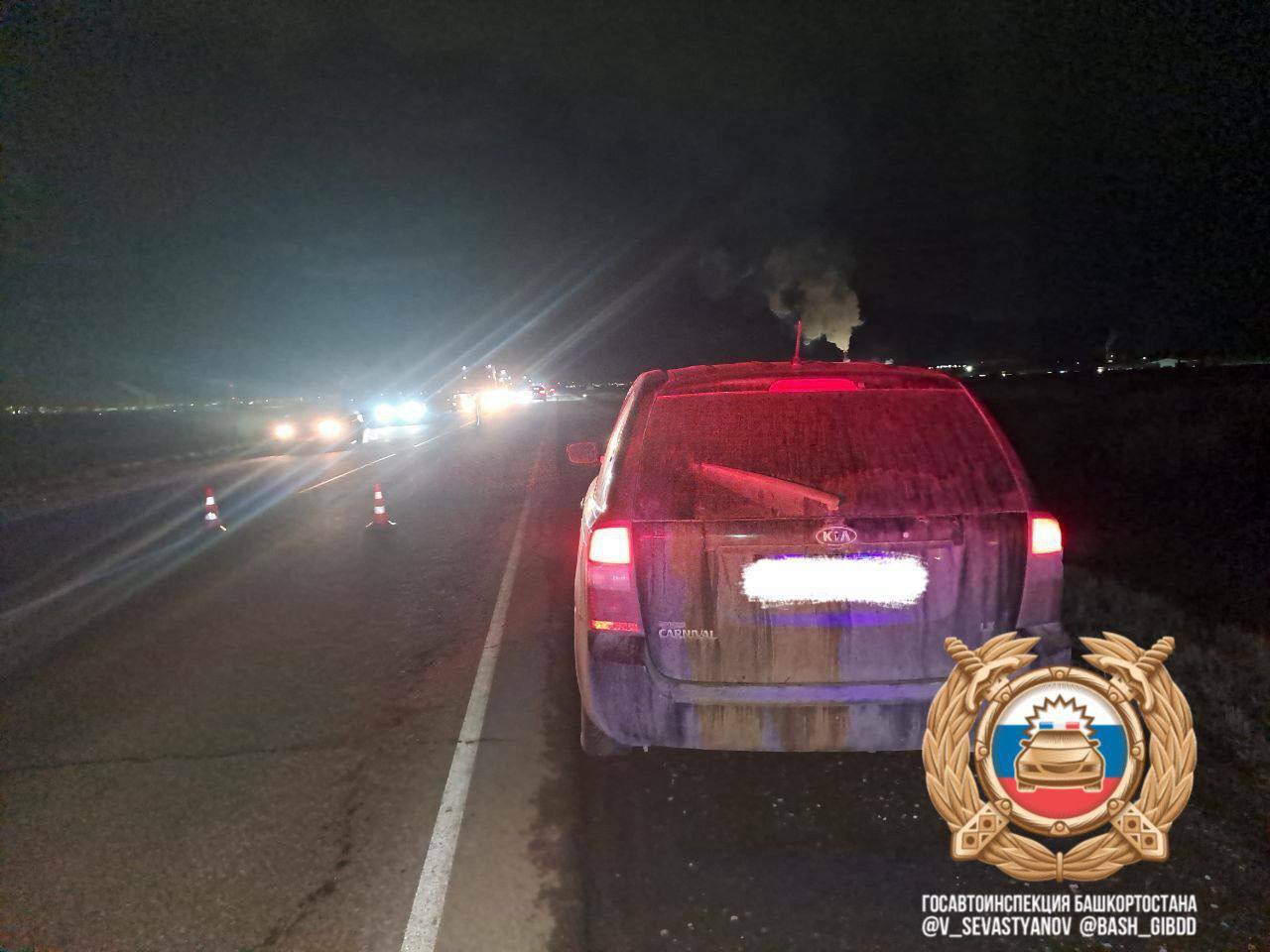 В Уфимском районе водитель легковушки задавил пешехода