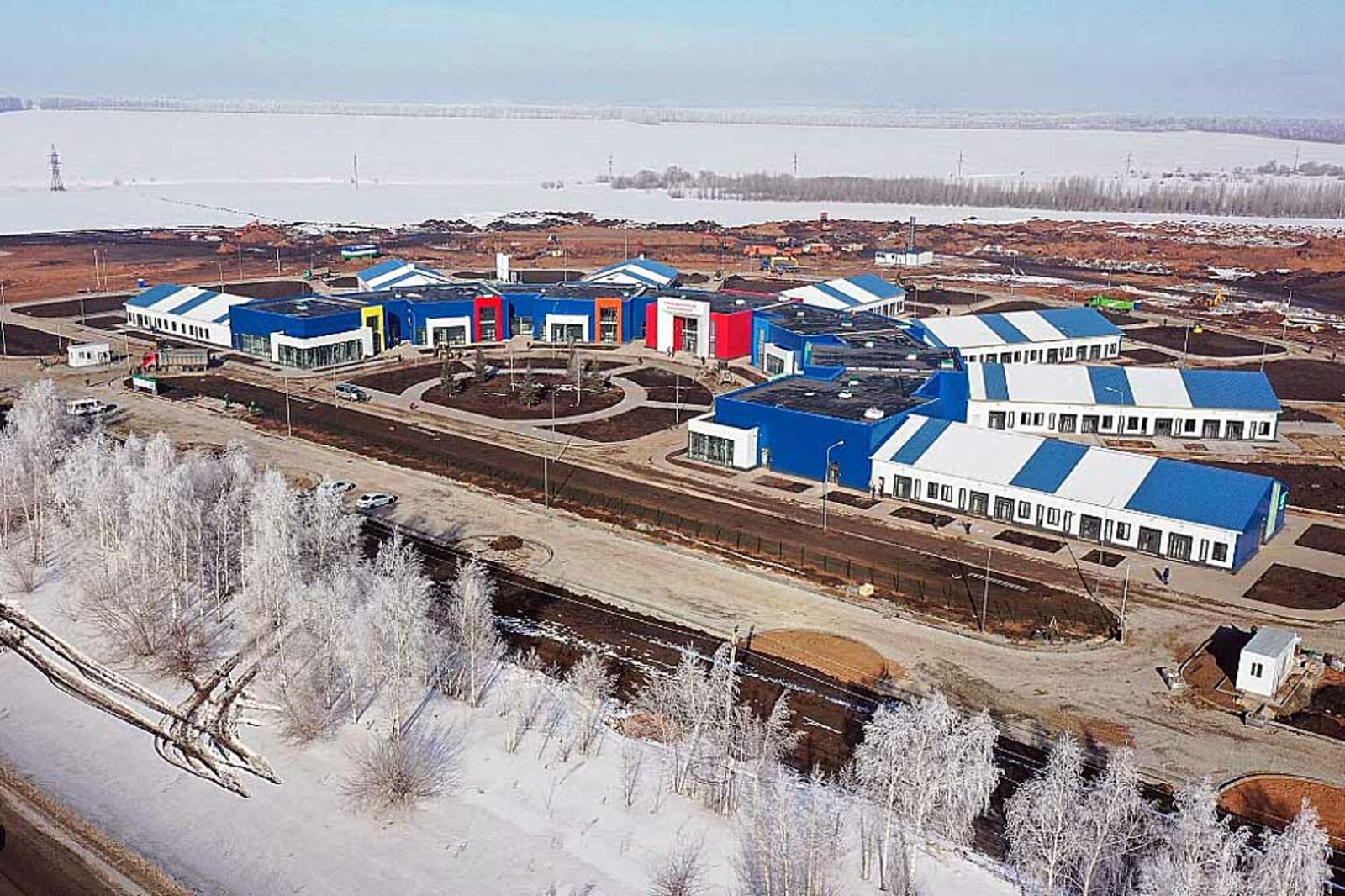 Фото с сайта главы РБ. На западе Башкирии за два месяца построили современный ковид-госпиталь.