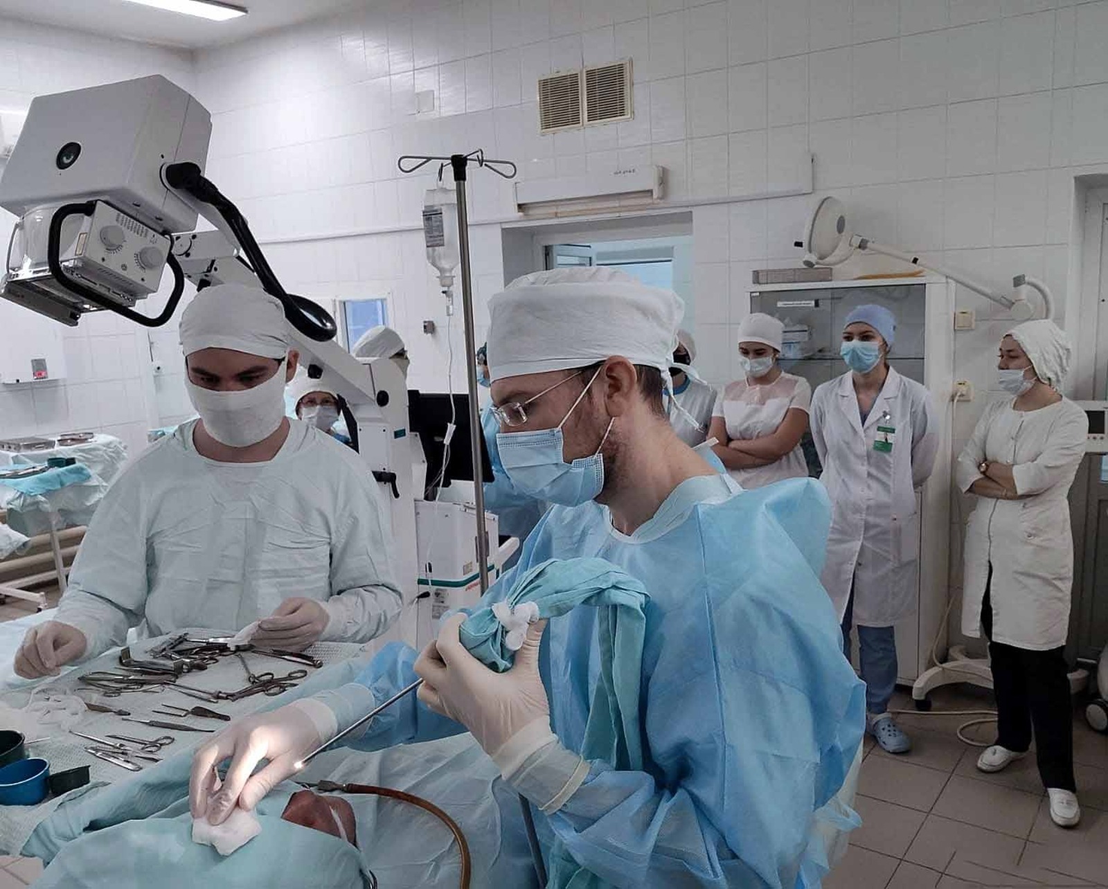 предоставлено пресс-службой РКБ имени Куватова В РКБ впервые оперировали пациента с боевым ранением.