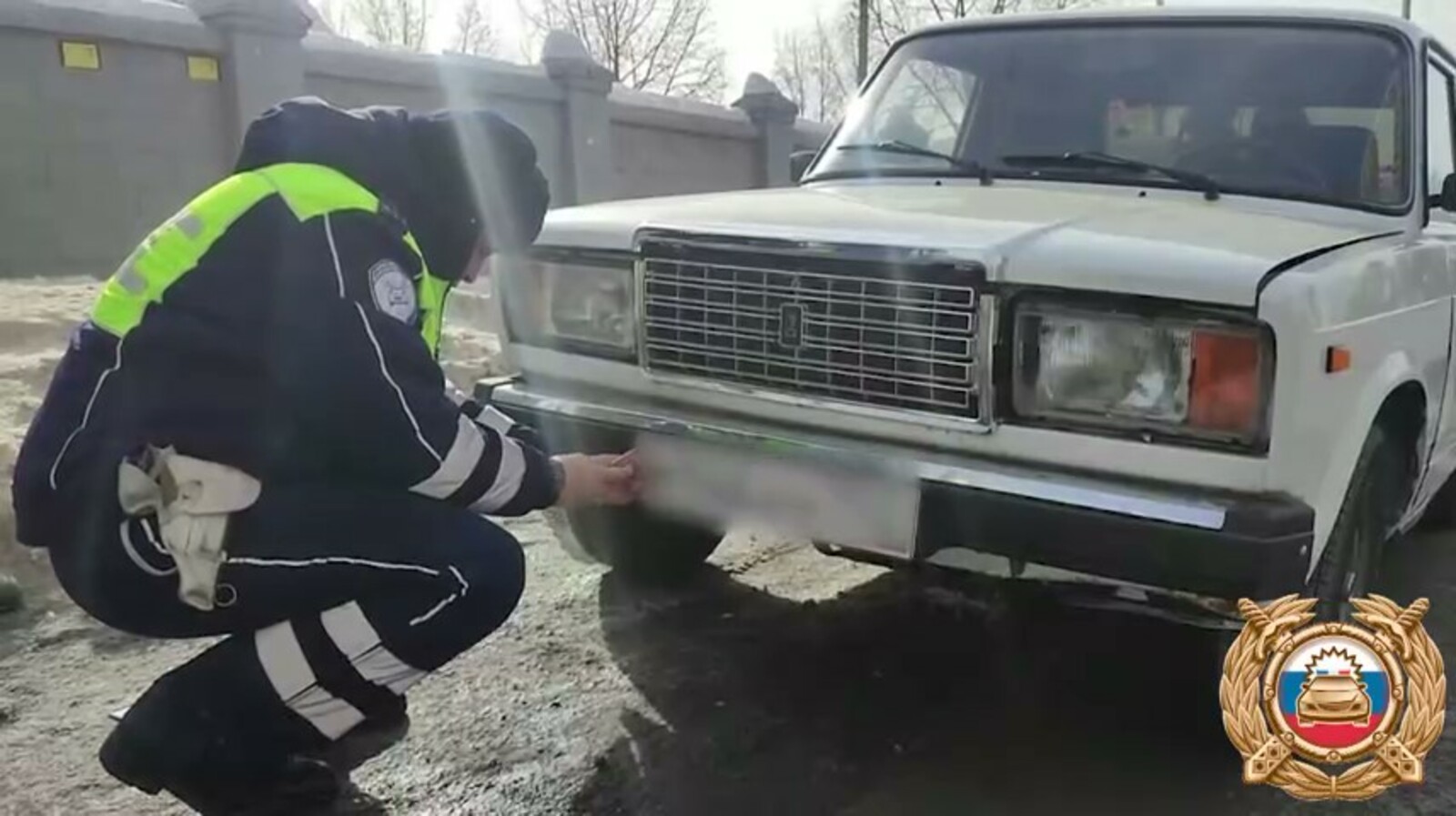 Скриншот видео УГИБДД МВД по РБ.