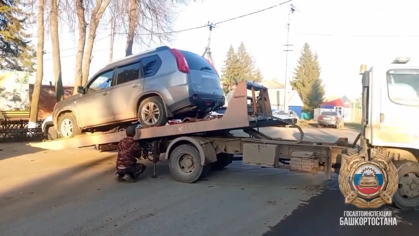 В Башкирии задержали женщину без прав за рулём угнанной машины