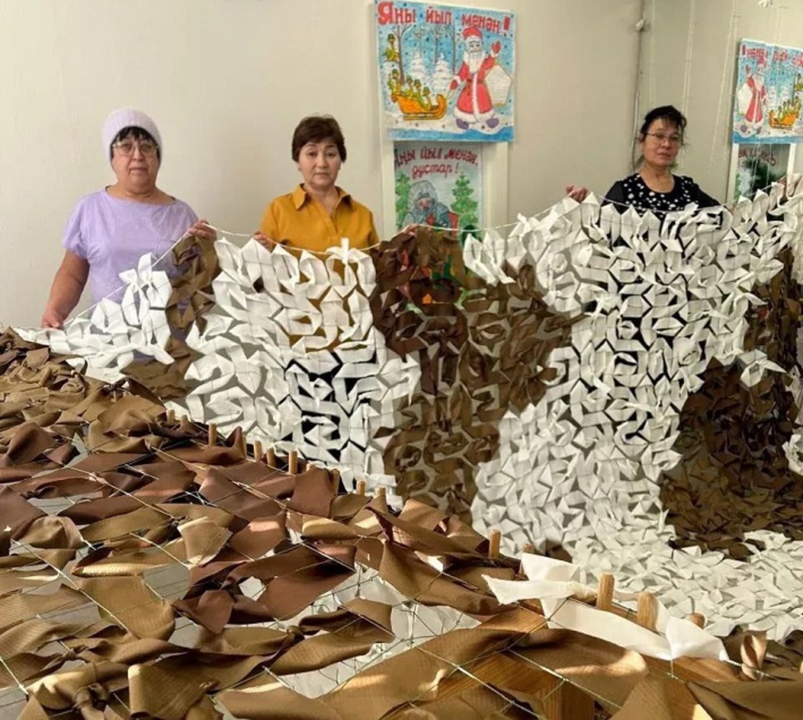 В Башкирии начали изготавливать новые виды масксетей для бойцов