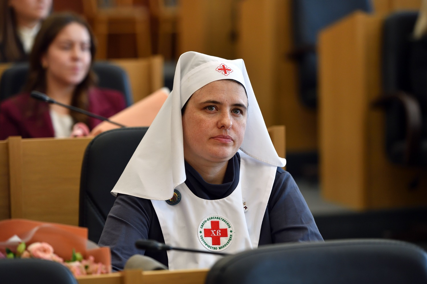 Альберт ЗАГИРОВ  Елена Мурко награждена орденом Григория Аксакова за  многолетний труд сестры милосердия.