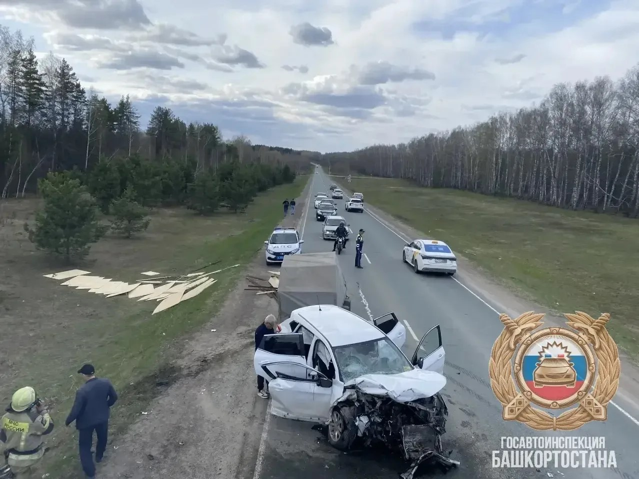 В Башкирии после ДТП госпитализированы четыре человека