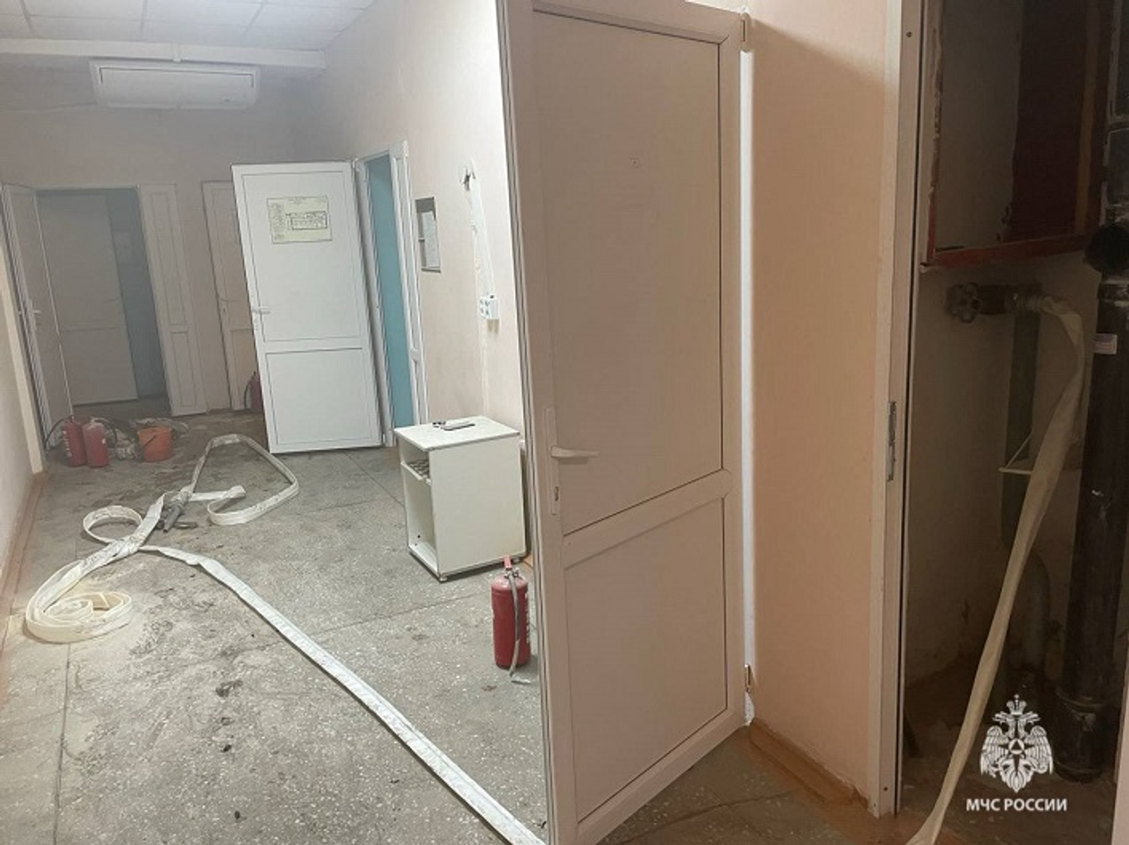 В Башкирии при пожаре в наркодиспансере пострадал пациент